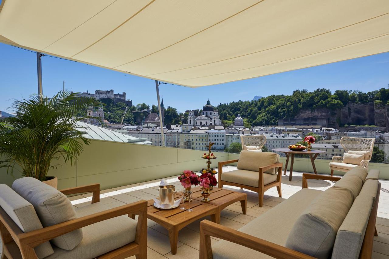 Hotel Sacher Зальцбург Экстерьер фото The Terrace at the Hotel Sacher