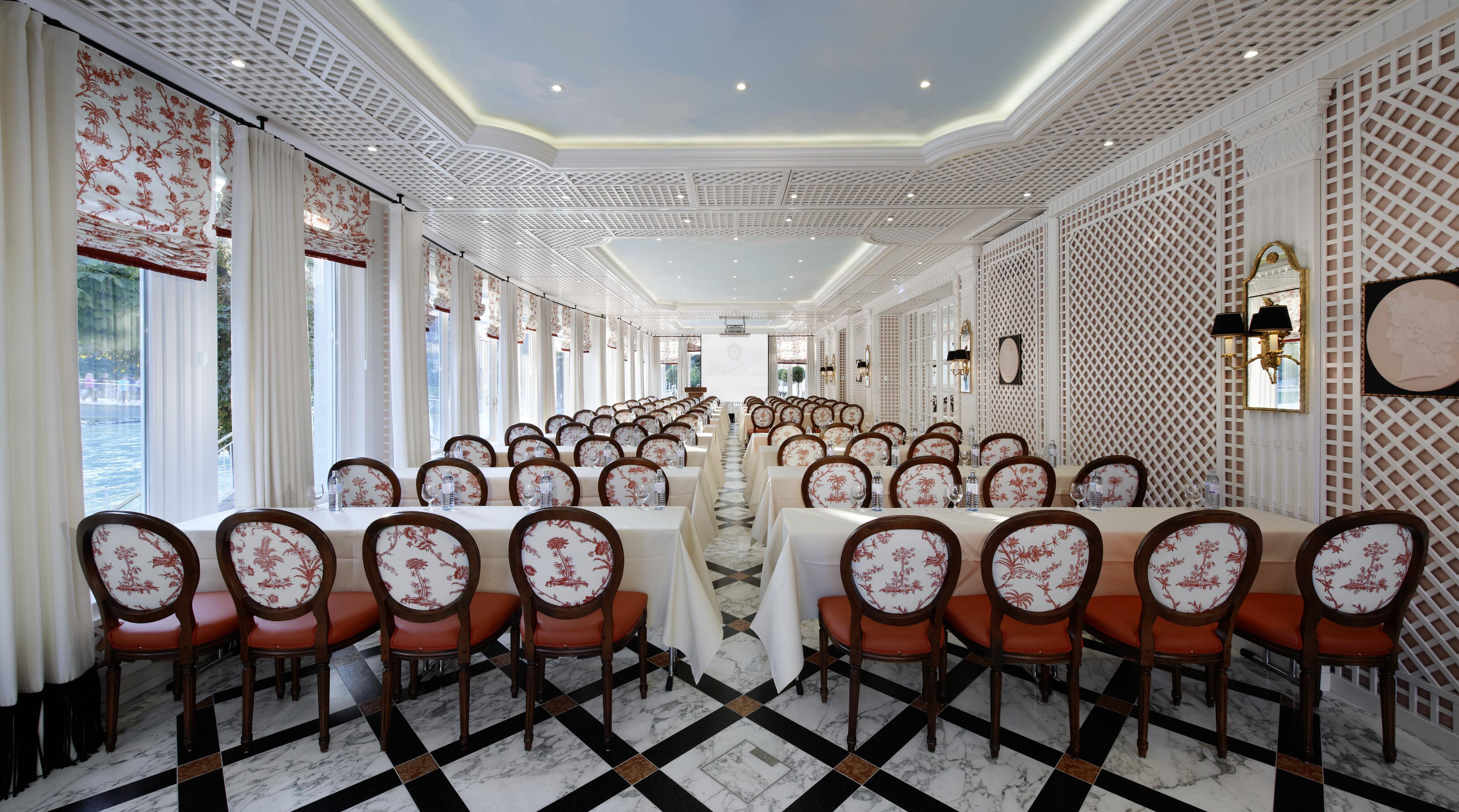 Hotel Sacher Зальцбург Удобства фото The interior of the restaurant