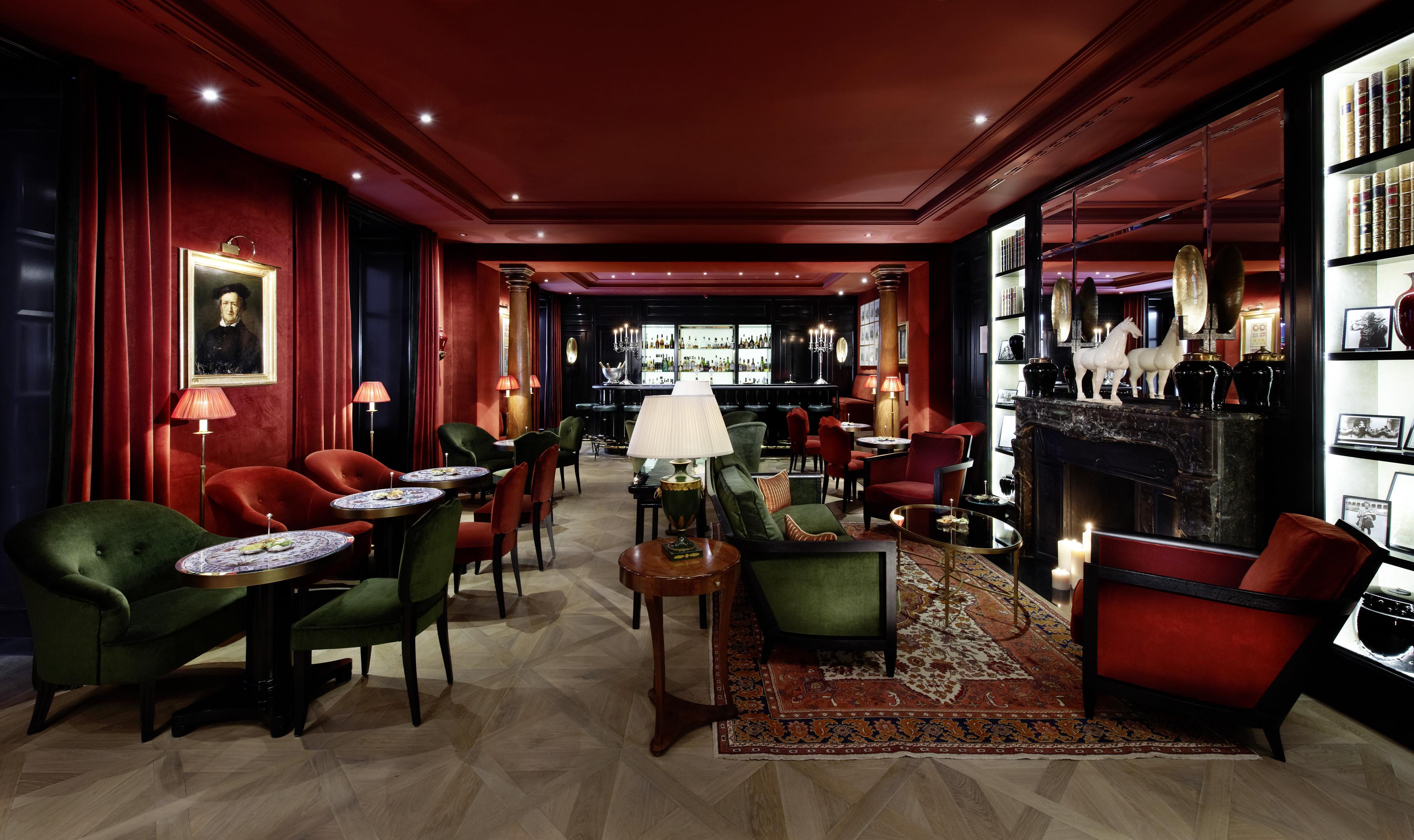 Hotel Sacher Зальцбург Ресторан фото The bar at the Mandarin Oriental, Paris