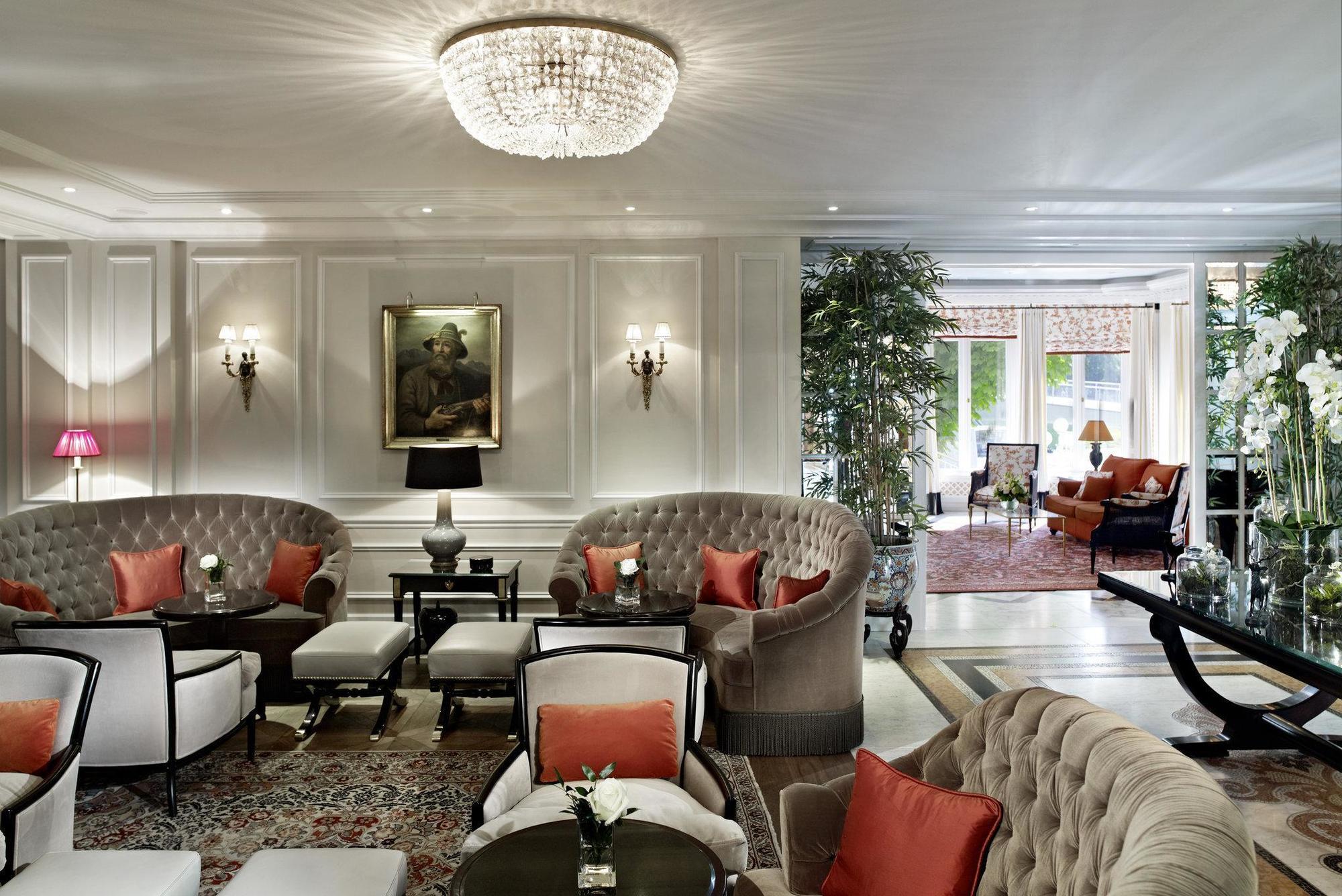 Hotel Sacher Зальцбург Интерьер фото The lobby